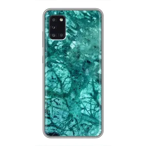 Мраморный чехол на Samsung Galaxy A31 (A315) (VPrint) (Зеленый мрамор)