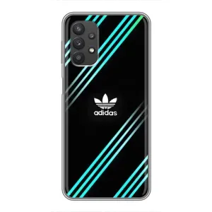 Чохли Адидас для Samsung Galaxy A32 (5G) (AlphaPrint) (Адідас з полосами)
