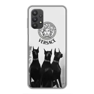 Чохли VERSACE для Samsung Galaxy A32 (5G) (PREMIUMPrint) (Доберман Версаче)