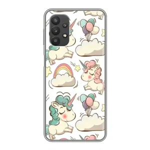 Чохол для Samsung Galaxy A32 (5G) - (Єдинорожки - Новинки) (AlphaPrint) (Єдиноріжки)