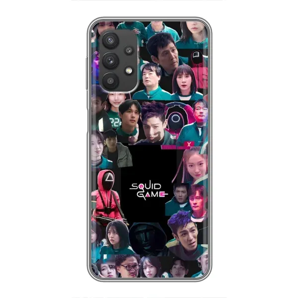 Чехол с принтом «Коллаж Игра кальмара» для Samsung Galaxy A32 (5G)