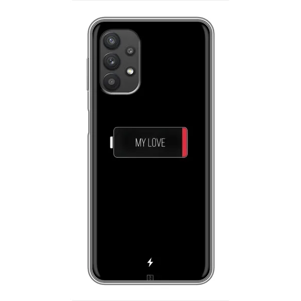 Чехол с принтом «Love battery» для Samsung Galaxy A32 (5G)