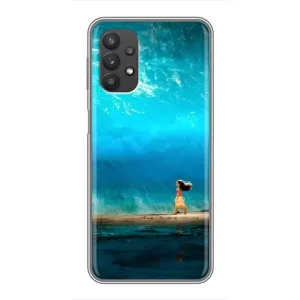 Чехол с мультфильмом Моана Samsung Galaxy A32 (5G) (Океан Моана)