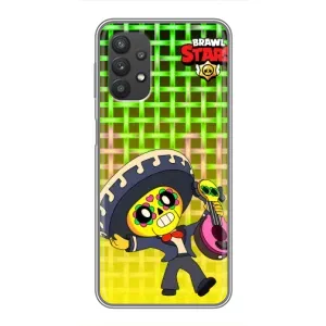 Чехлы Brawl Stars для Samsung Galaxy A32 (5G) (AlphaPrint) (Поко в самбреро)