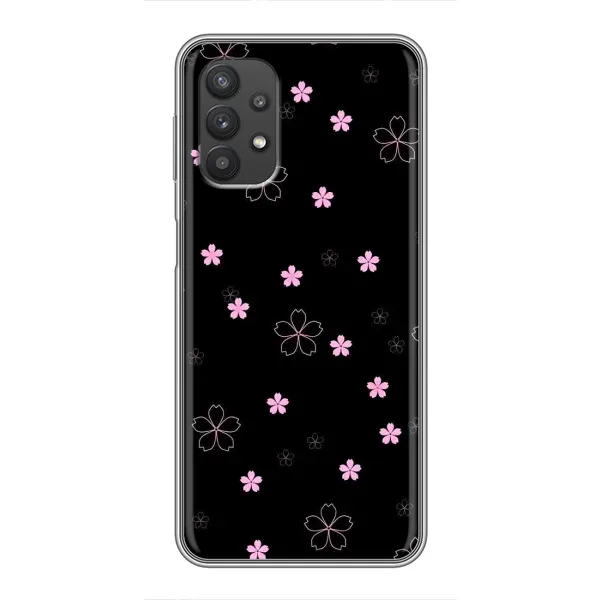 Чохол з принтом «Рожеві квіти на чорному» для Samsung Galaxy A32 (5G) Чохол з принтом «Рожеві квіти на чорному» для Samsung Galaxy A32 (5G)