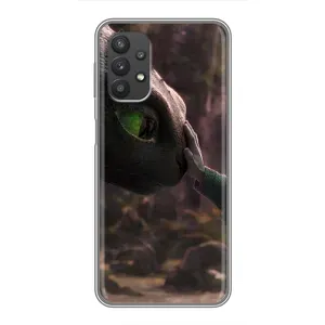 Чехол как приручить дракона на Samsung Galaxy A32 (5G) (Сцена с драконом)