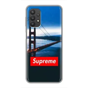 Чеохол для Samsung Galaxy A32 (5G) з картинкою Supreme (AlphaPrint) (Стиль Supreme)