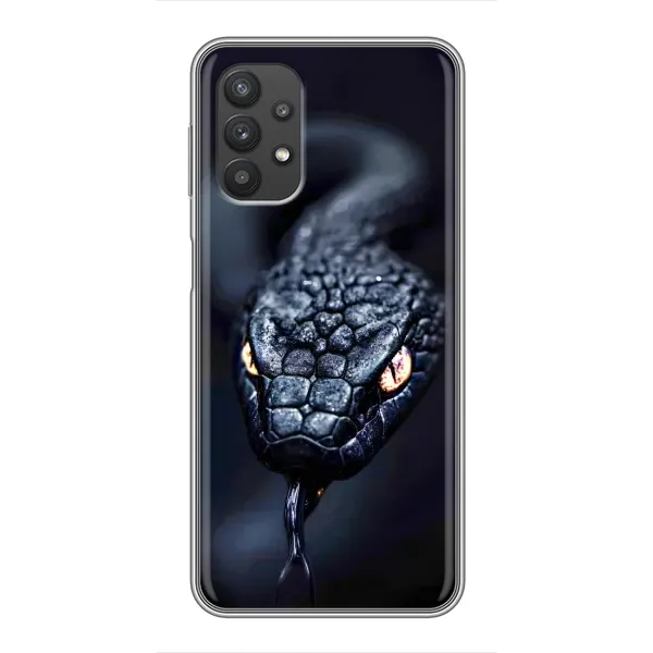 Чохол з принтом «Чорна змія» для Samsung Galaxy A32 (5G)