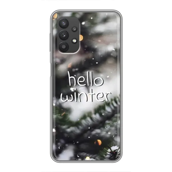 Чехол с принтом «Hello winter» для Samsung Galaxy A32 Чехол с принтом «Hello winter» для Samsung Galaxy A32
