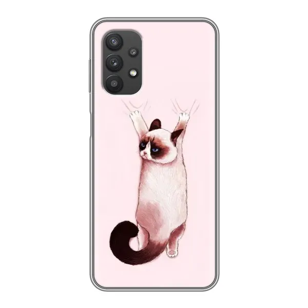 Чехол с принтом «Котик падает» для Samsung Galaxy A32