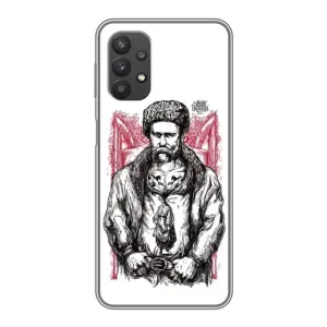 Чохли для Samsung Galaxy A32 с принтом Тараса Шевченко (AlphaPrint) (Козак Шевченко)