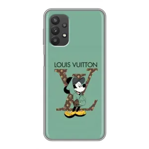 Чохли Луі Вітон для Samsung Galaxy A32 (AlphaPrint - LOUIS VUITTON) (Міккі Маус LV)