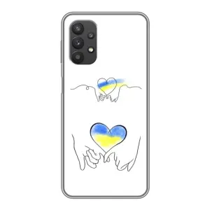 Чохол для Патріота України Samsung Galaxy A32 - (AlphaPrint) (Мир Україні)