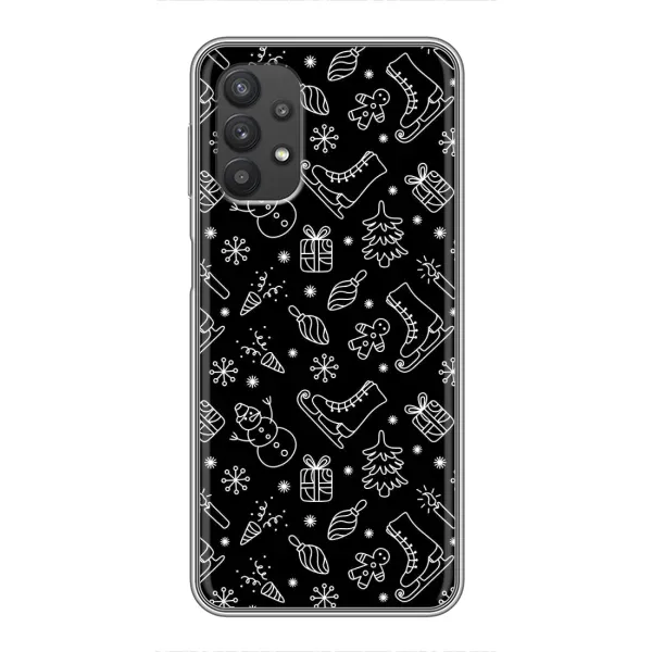 Чехол с принтом «Новогодний фон» для Samsung Galaxy A32 Чехол с принтом «Новогодний фон» для Samsung Galaxy A32