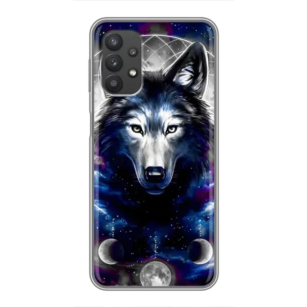 Чехол с принтом «Волк» для Samsung Galaxy A32 Чехол с принтом «Волк» для Samsung Galaxy A32