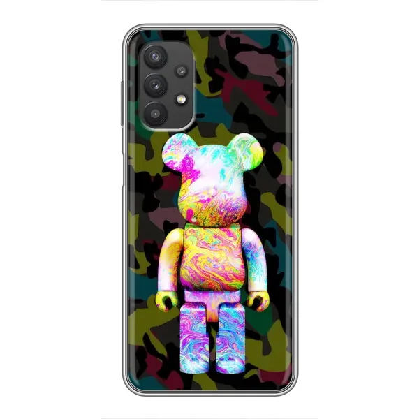 Чехол с принтом «Яркий Bearbrick» для Samsung Galaxy A32