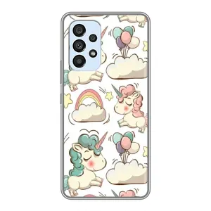Чохол для Самсунг Ґелексі А33 (5Дж) - (Єдинорожки - Новинки) (AlphaPrint) (Єдиноріжки)