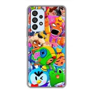 Чехлы Brawl Stars для Samsung Galaxy A33 (5G) (AlphaPrint) (Герої Бравл Старс)