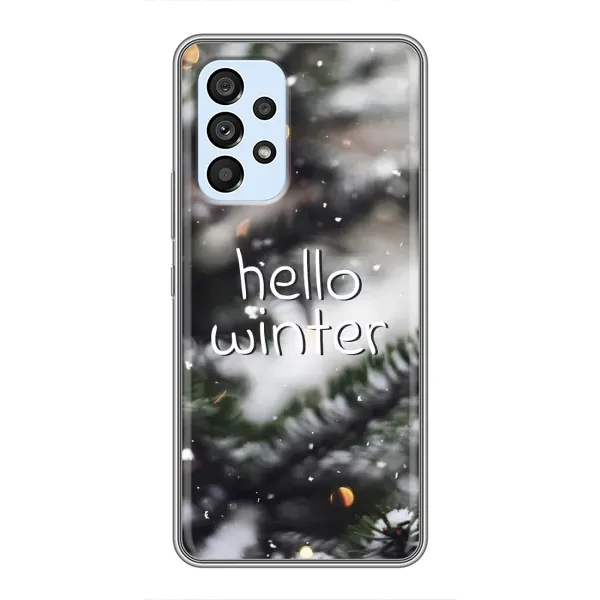 Чохол з принтом «Hello winter» для Samsung Galaxy A33 (5G) Чохол з принтом «Hello winter» для Samsung Galaxy A33 (5G)