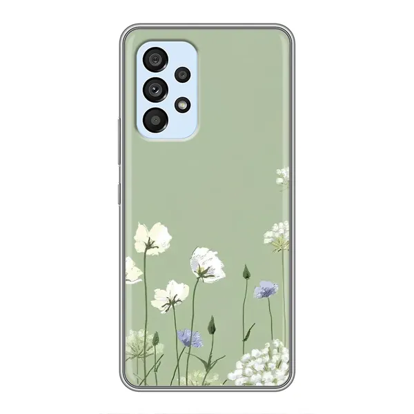Чохол з принтом «Квіти на зеленому» для Samsung Galaxy A33 (5G)