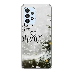 Новорічні, Святкові Чохли для Samsung Galaxy A33 (5G) - 2024 год (Let it snow)