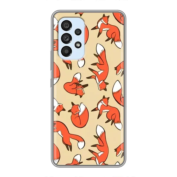Чохол з принтом «Лисички» для Samsung Galaxy A33 (5G)