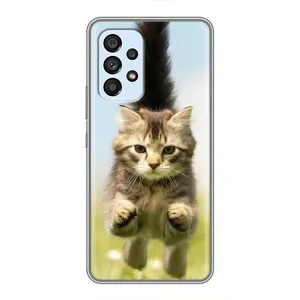 Чохли з Котиками для Samsung Galaxy A33 (5G) (VPrint) (Прижок кота)