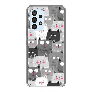 Чохли з Котиками для Samsung Galaxy A33 (5G) (VPrint) (Мальовані котики)