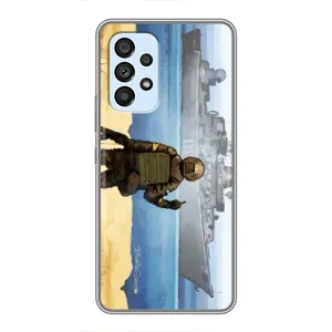 Чехол с принтом (Русский корабль...) для Самсунг Ґелексі А33 (5Дж) (AlphaPrint) (Російський корабель)
