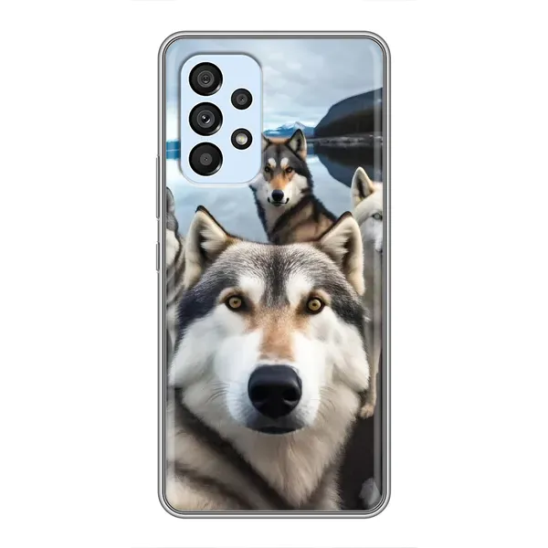 Чехол с принтом «Селфи ХАски» для Samsung Galaxy A33 (5G) Чехол с принтом «Селфи ХАски» для Samsung Galaxy A33 (5G)