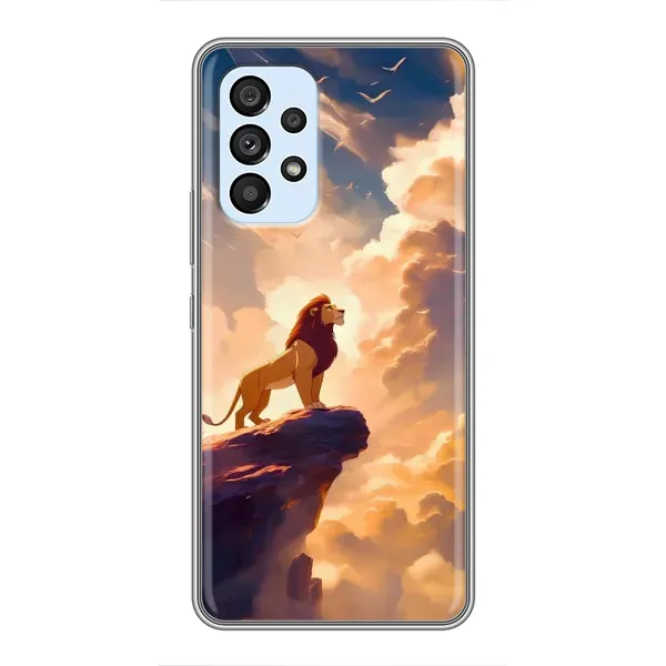 Чехол с принтом «Симба на скале» для Samsung Galaxy A33 (5G)