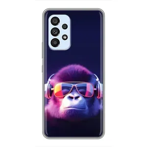 Чохол з Мавпами Samsung Galaxy A33 (5G) - (AlphaPrint) (Стильна мавпа)