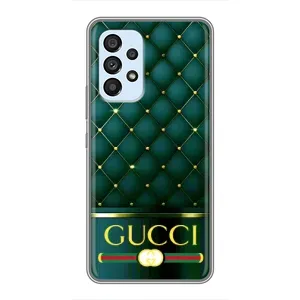 Чохли  GUCCI для Самсунг Ґелексі А33 (5Дж) (AlphaPrint) (Текстура Гуччі)