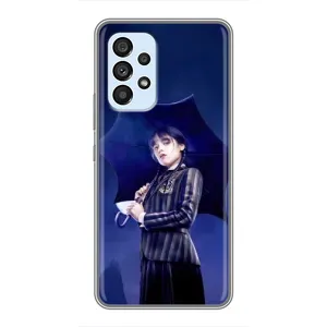 Чохли Венсдей на Samsung Galaxy A33 (5G) Уенсдей (AlphaPrint) (Венздей з парасолькою)
