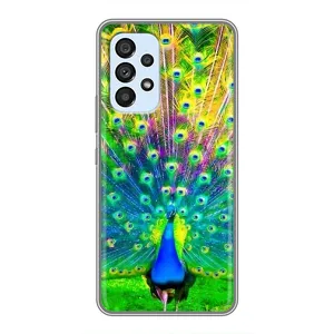 Чохол з пташками на Samsung Galaxy A33 (5G) (VPrint) (Яскравий Павлин)