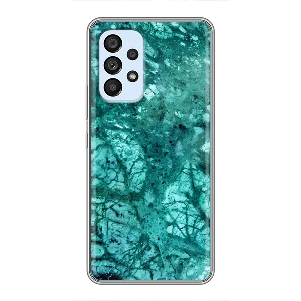 Чехол с принтом «Зеленый мрамор» для Samsung Galaxy A33 (5G)