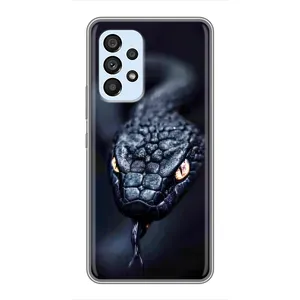 Чехол с принтом «Черная змея» для Samsung Galaxy A33 (5G)