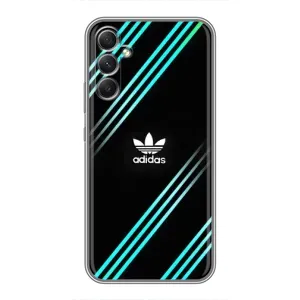 Чохли Адидас для Samsung Galaxy A34 (AlphaPrint) (Адідас з полосами)