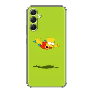 Чjхол з Сімпсонами для Samsung Galaxy A34 (VPrint) (Барт Сімпсон)