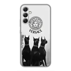 Чехлы VERSACE для Самсунг Гелекси А34 (PREMIUMPrint) (Доберман Версаче)