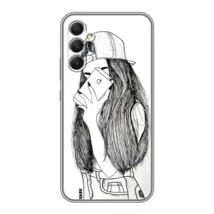 Чехол с печатью для Samsung Galaxy A34 - (Мода) (AlphaPrint) (Фото девочки)