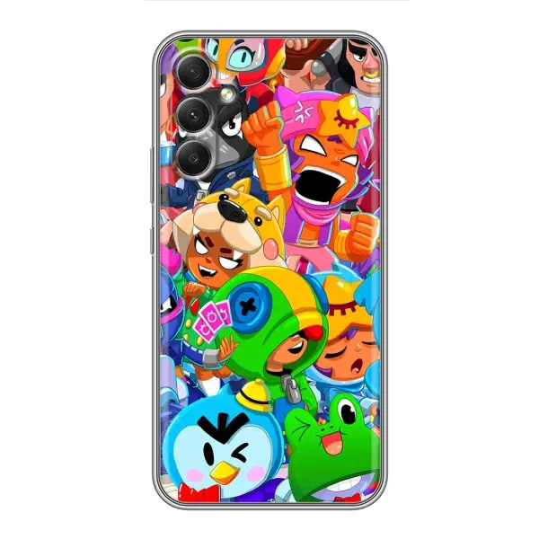 Чохол з принтом «Герої Бравл Старс» для Samsung Galaxy A34