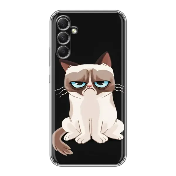 Чехол с принтом «Грустный кот» для Samsung Galaxy A34