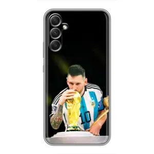 Чохли для Samsung Galaxy A34 (Leo чемпіон) (AlphaPrint) (Кубок Мессі)