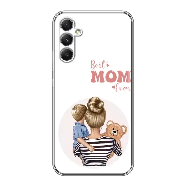 Чехол с принтом «Мама и сын» для Samsung Galaxy A34