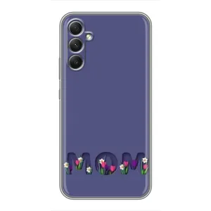 Чехлы для мамы на Samsung Galaxy A34 (Мама в цветах)