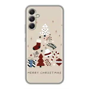 Рождественские Чехлы для Samsung Galaxy A34 (VPrint) (Merry Christmas)