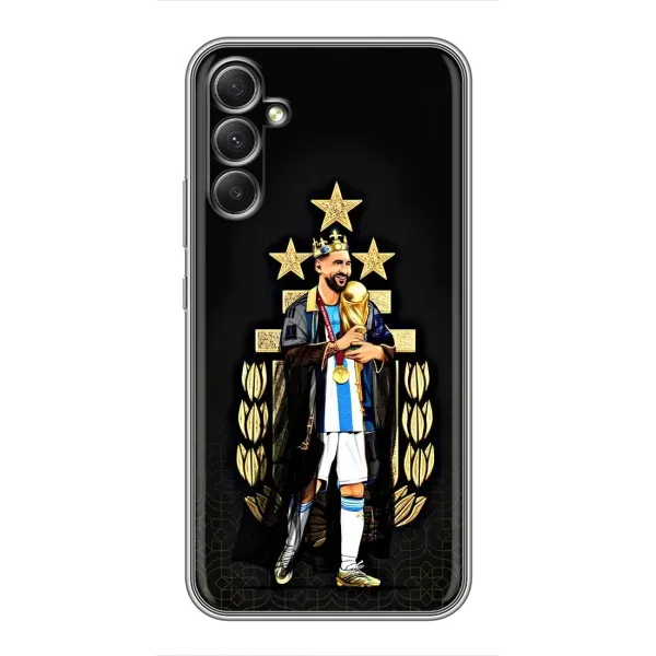 Чехол с принтом «Месси Король» для Samsung Galaxy A34 Чехол с принтом «Месси Король» для Samsung Galaxy A34