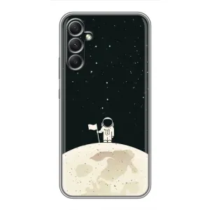 Космические Чехлы для Самсунг Гелекси А34 (VPrint) (На луне)