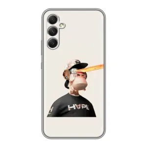 Чохли з Мавпами NFT для Samsung Galaxy A34 (AlphaPrint) (мавпа NFT в окулярах)